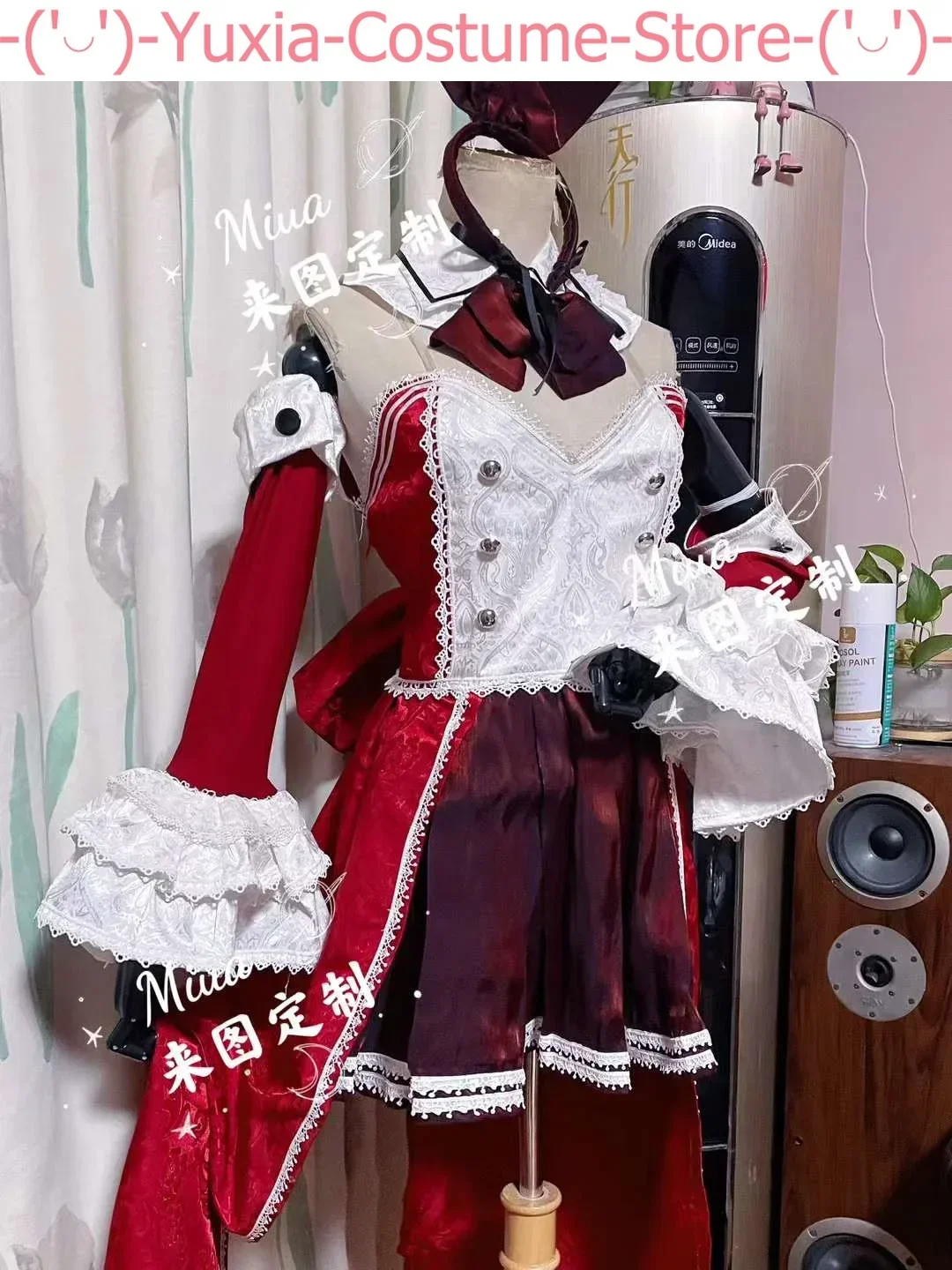 Arcaea Beni Subdue Dress Cosplay Costume Cos Game Anime Party Uniform Hallowen Play Role Clothes Clothing