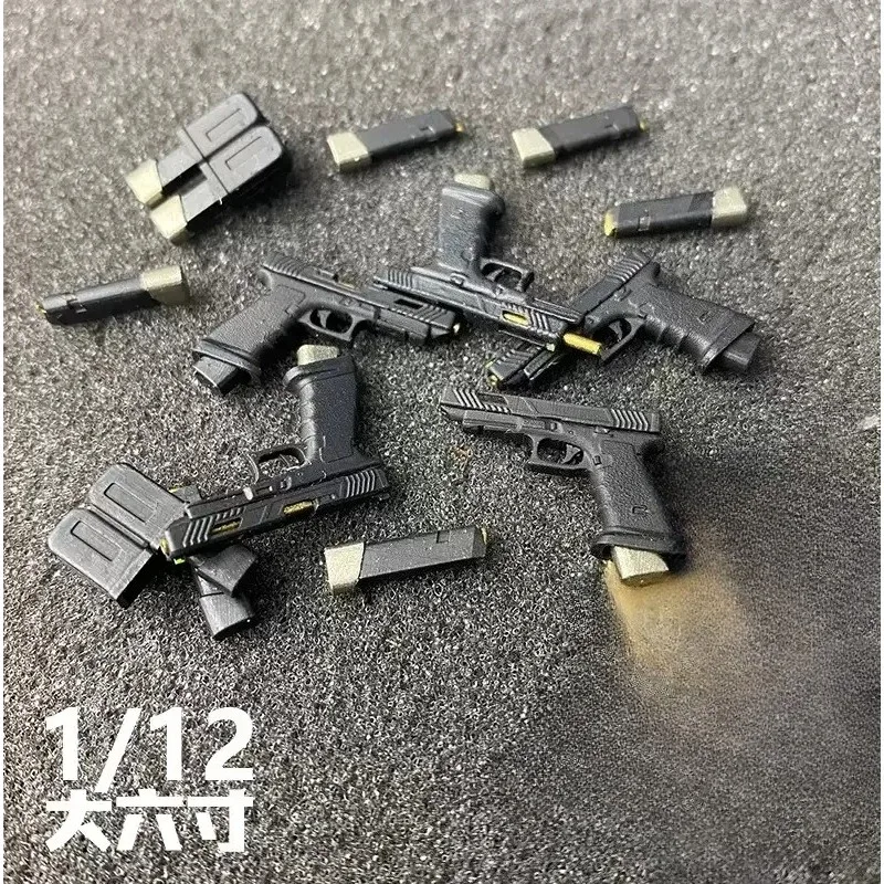 TTIG34 1/12 Maßstab 3D-Harzmodell Abnehmbares Gewehr mit Magazin Miniatur-Waffenmodell Szenenrequisiten für 6-Zoll Mezco HASUKI Actionfigur – Detail 4