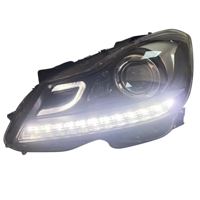 

design style automotive lighting system headlamps 2012-2014 Light Emitting Diode headlamp for C-Class W204 RHD and LHD