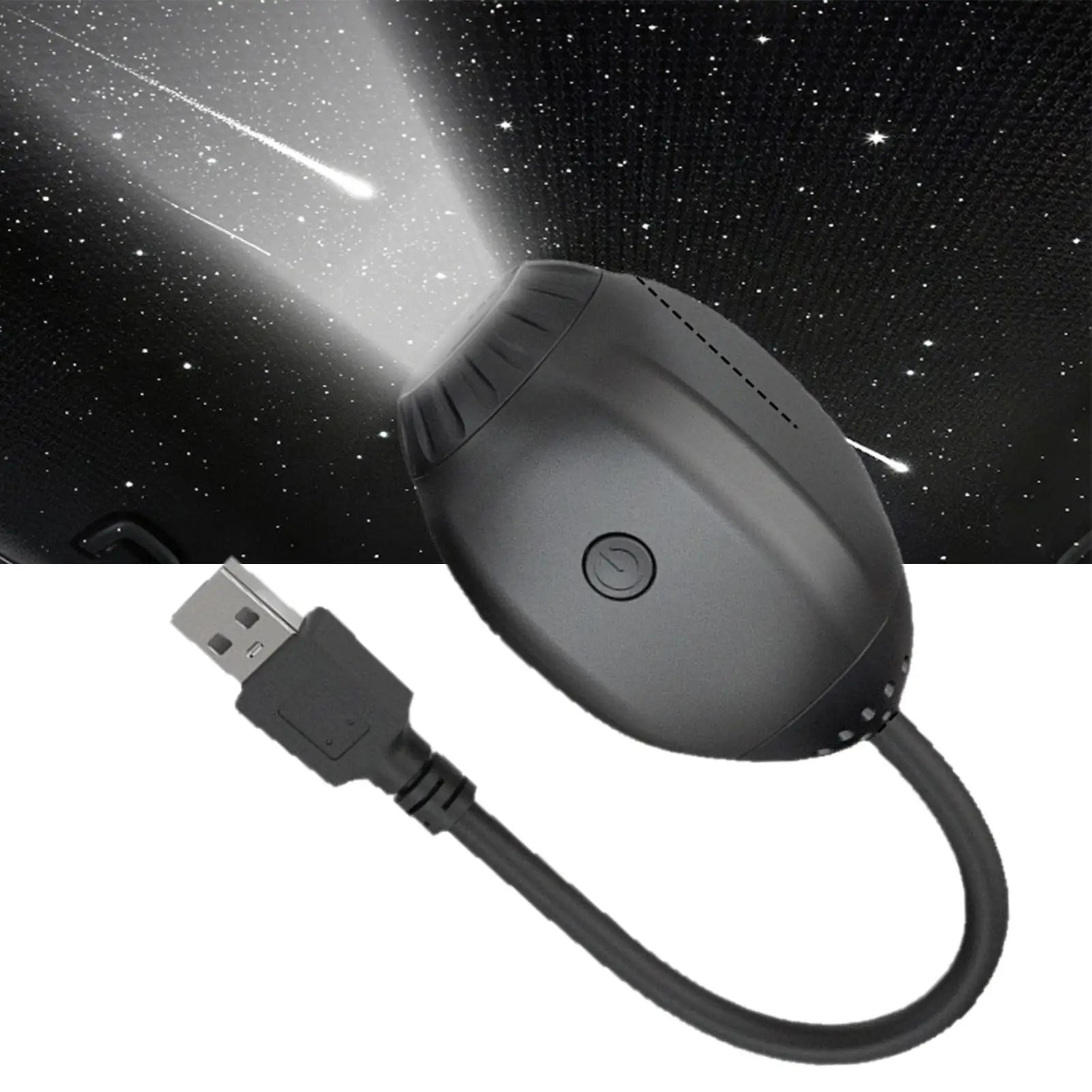 

Meteor Projection Night Light 3 Levels USB LED Romantic Star Decor Car Projection Light Romantic Atmosphere Interior Light