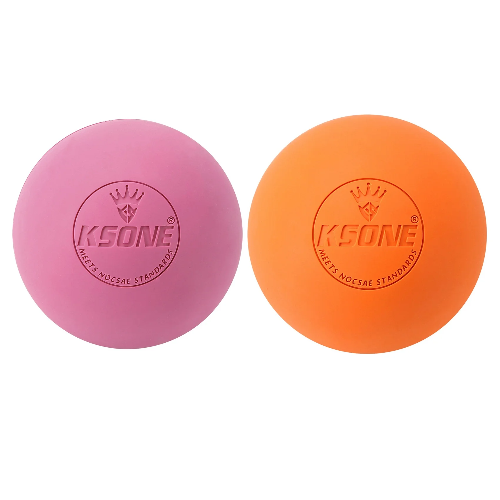 

2X KSONE Massage Ball 6.3Cm Fascia Ball Lacrosse Ball Yoga Muscle Relaxation Pain Relief Physiotherapy Ball 5 & 6