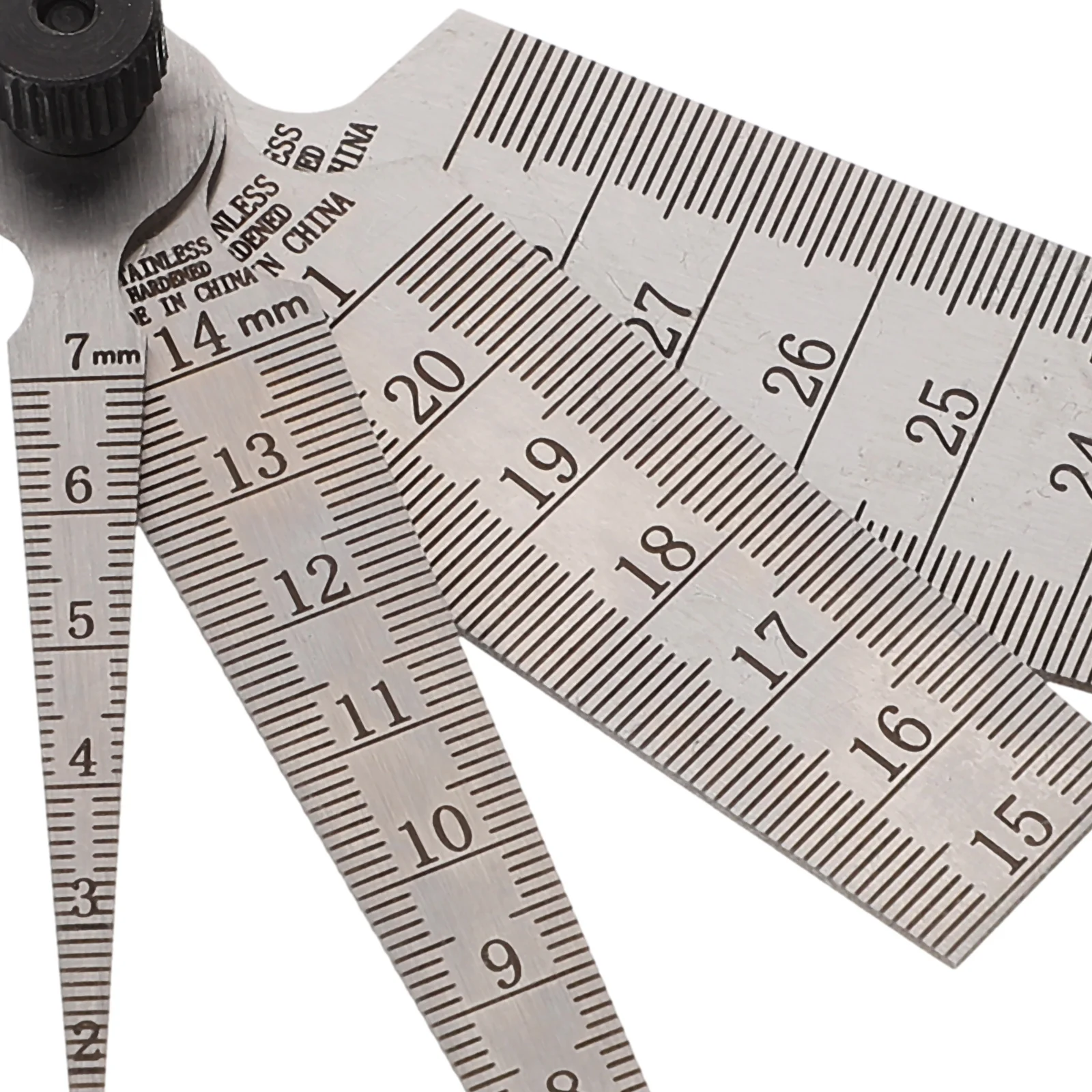 4 قطعة مجموعة مقاييس محسس من الفولاذ المقاوم للصدأ طويلة الأمد لقياس الفجوة الموثوقة وسمك الملمس مجموعة قياس الفجوات