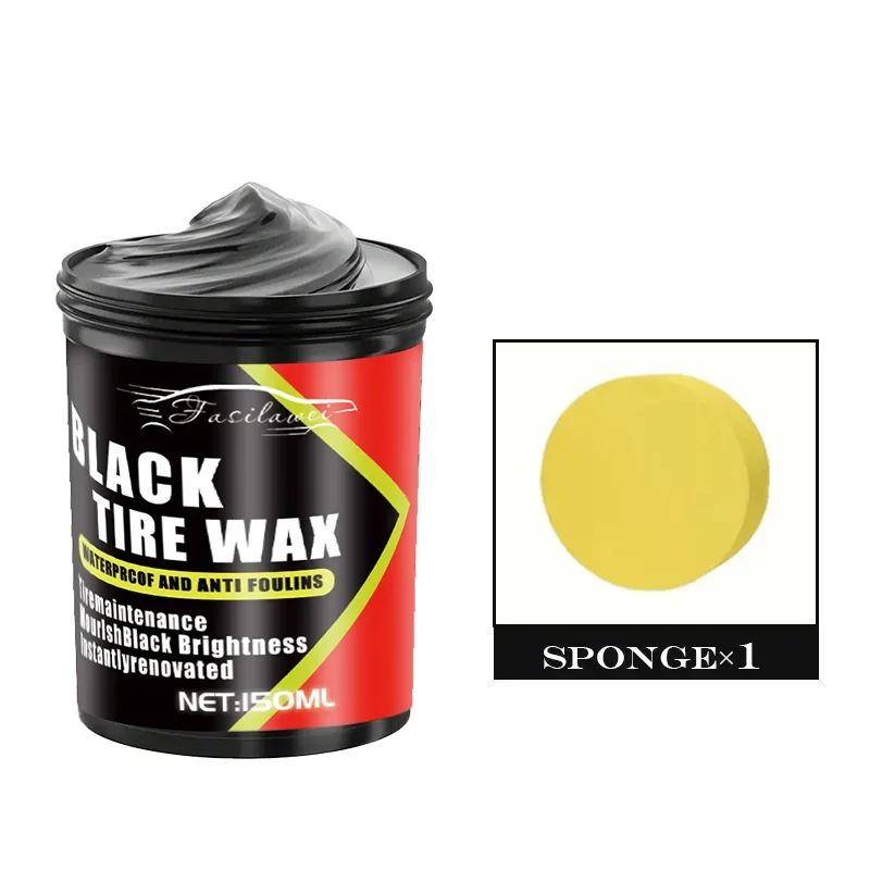 NEWBlack Crystal 150g plastic en rubberen reparatiepasta - krasverwijderaar, verbetert de glans, anti-veroudering en vervaging, langdurig 2-3 jaar