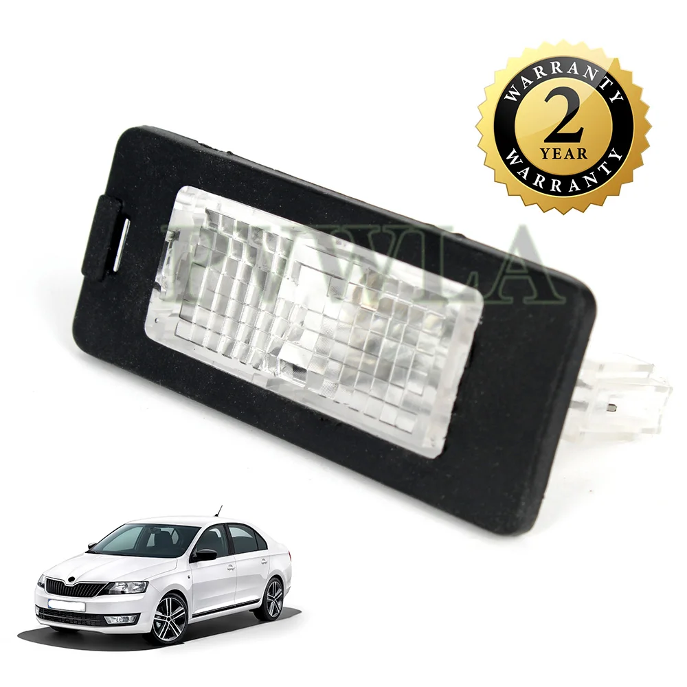 Car License Plate Light For Skoda Rapid 2013 2014 2015 2016 2017