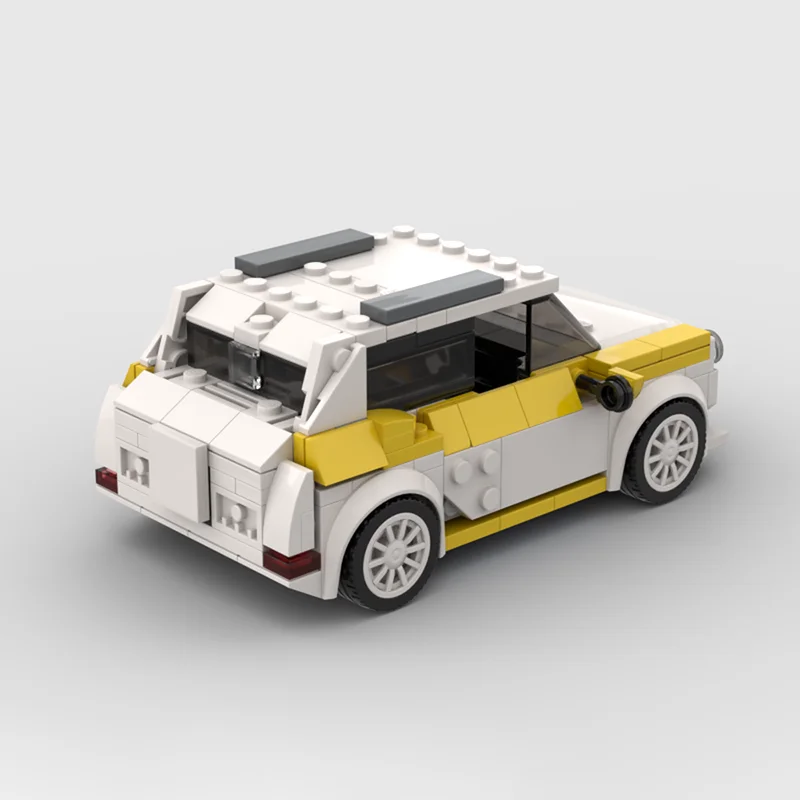 219pcs MOC MINI Cooper City Champions Model Building Blocks Christmas Gift Display Craft Art Assemble Creative 3D Education