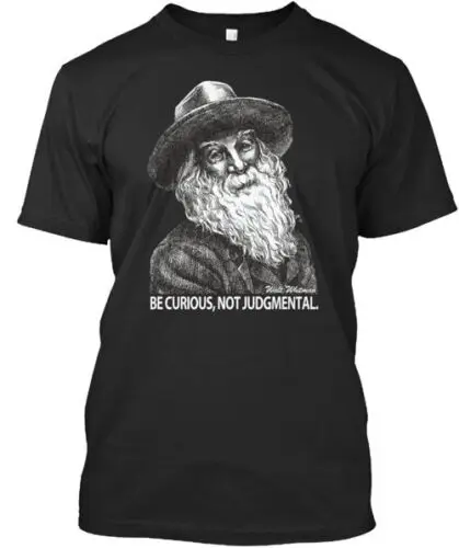 The Walt Whitman T-Shirt Made in the USA Size S to 5XL