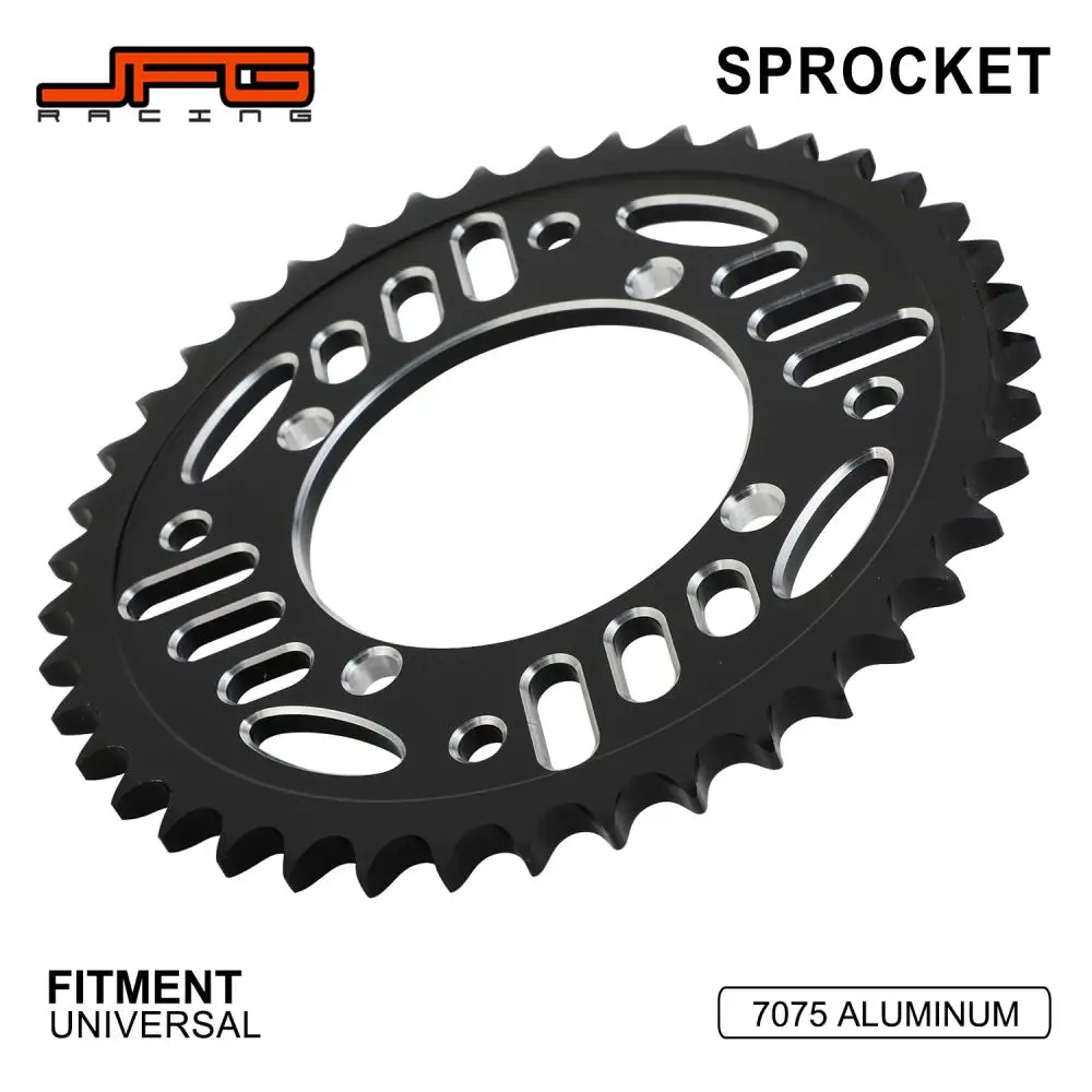 Motorcycles Accessories 41T 43T Chain Sprocket Pit Bike Moto 7075 Aluminum Universal For Honda KTM YAMAHA Kawasaki Suzuki Dirt