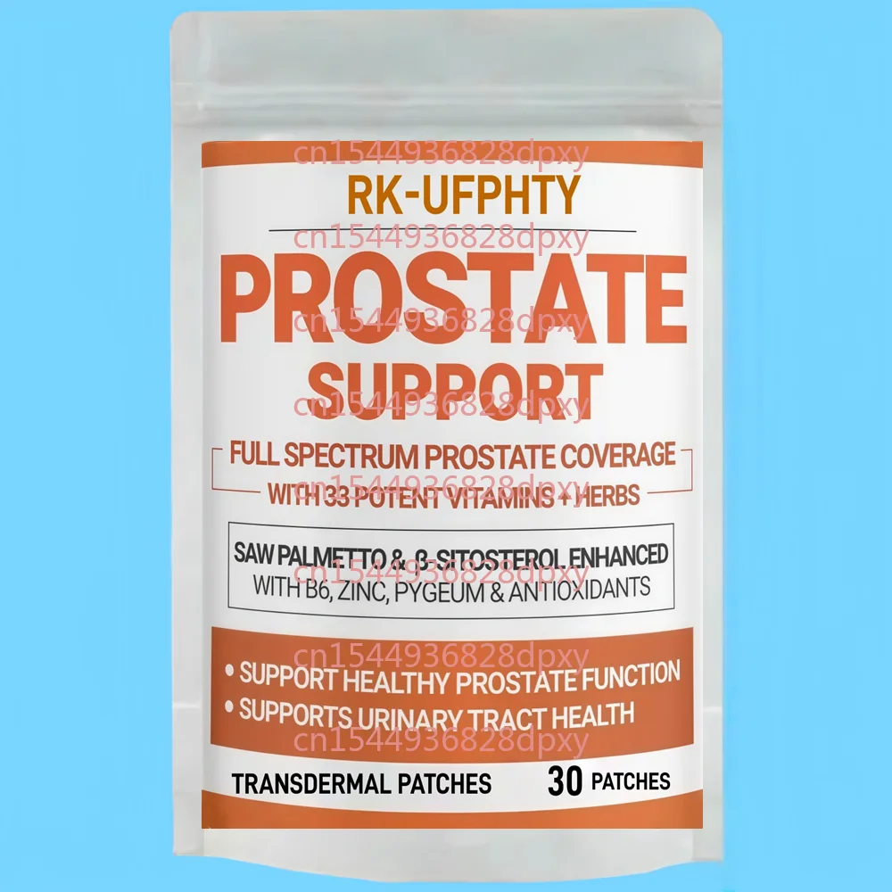 

30 Patches Prostate Transdermal Patches for Men With Saw Palmetto Prostate Health Support Healthy Urination Frequency