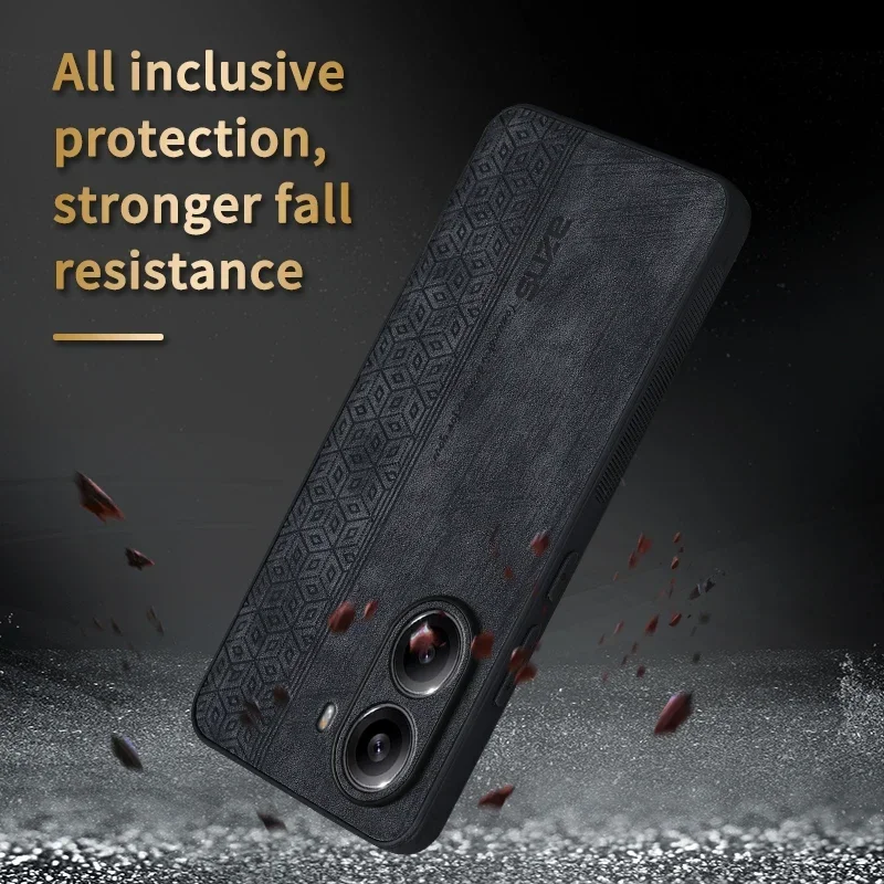 PU+TPU 3D Skin Feel Leather Phone Case For Xiaomi 15 14T Pro POCO X7 X6 Pro Redmi Note 14 Pro Plus Shockproof Protect Back Cover