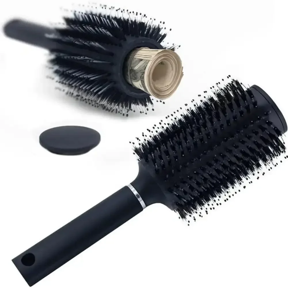 Hair Brush Comb Diversion Stash Safe Hidden Compartment Functions as an Authentic Brush Perfect for Travel or At Home