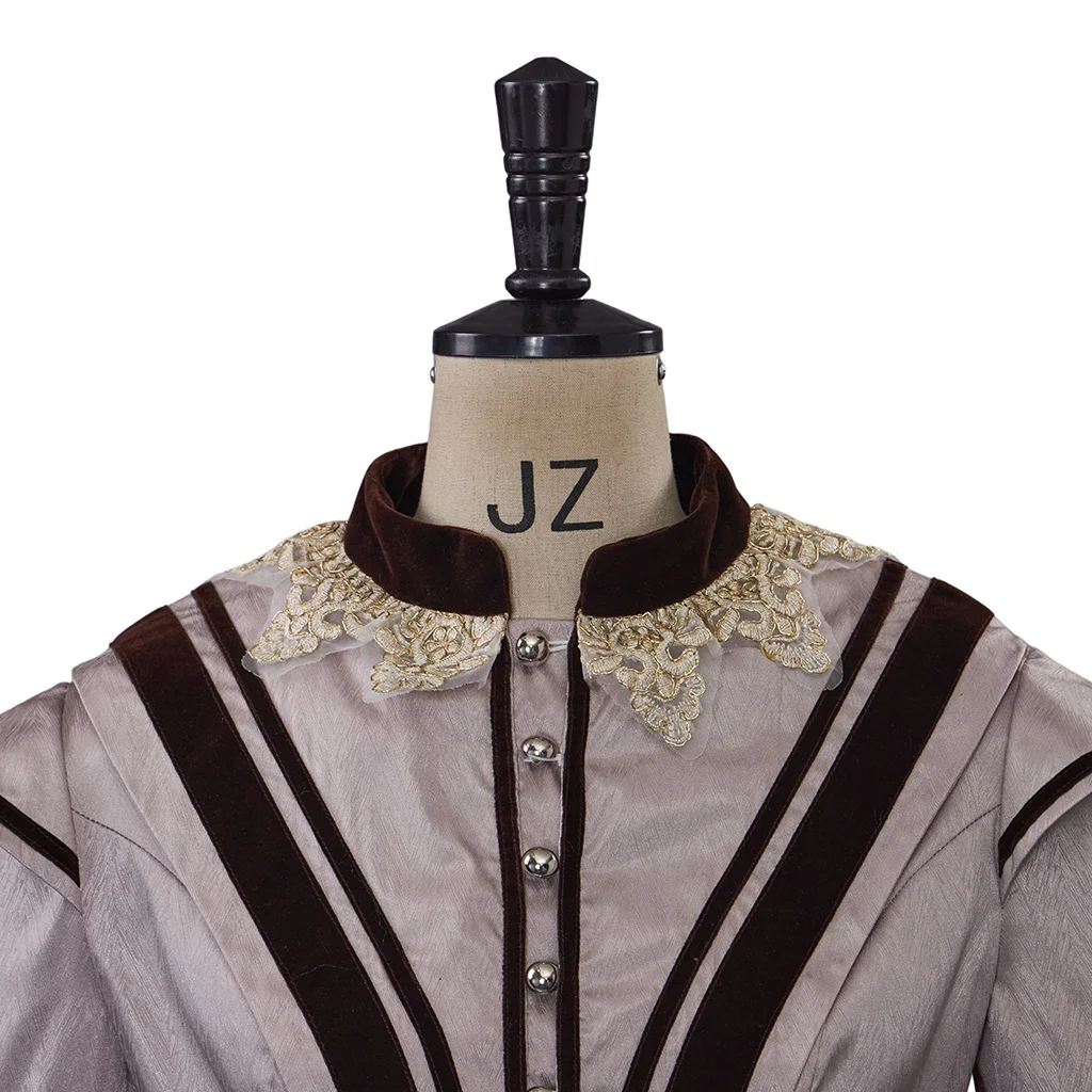 فيلم لينكولن ماري تود تأثيري حلي الكرة ثوب ماري تود الحرب الأهلية الفيكتورية أزياء المرأة أزياء التاريخية