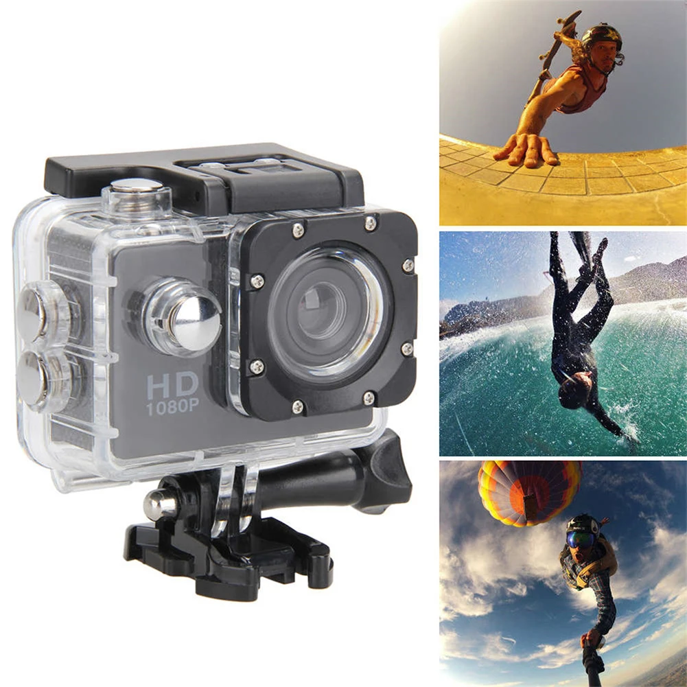 for Car Motorcycle Bicycle Full HD 1080P Waterproof Camera Swimming Diving Camcorder Sports Video Recorder Mini Portable Camera