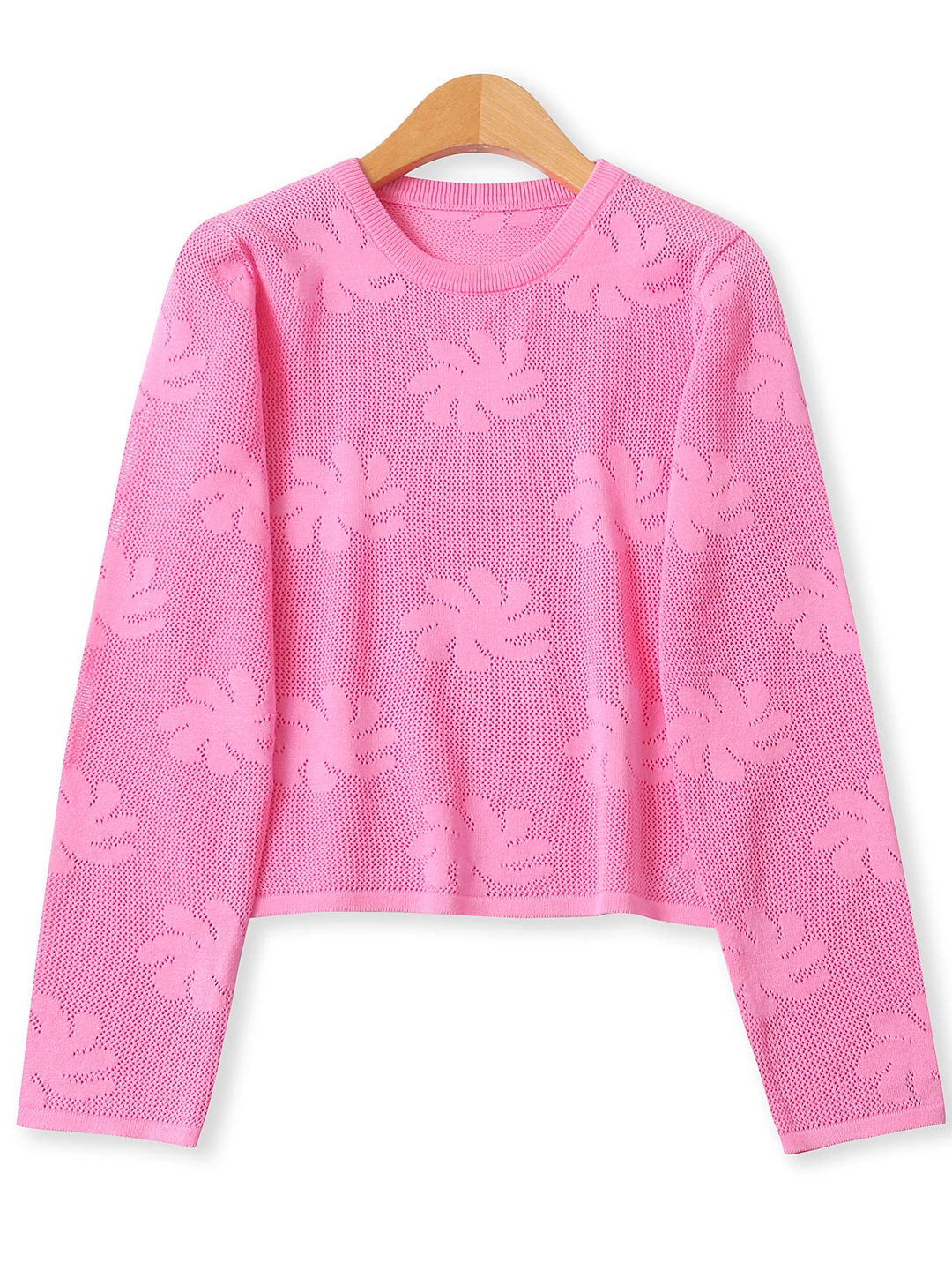 

Тонкий полый вязаный свитер круглого цвета Ne Long Sve Dopane, женский модный осенний новый дышащий удобный топ