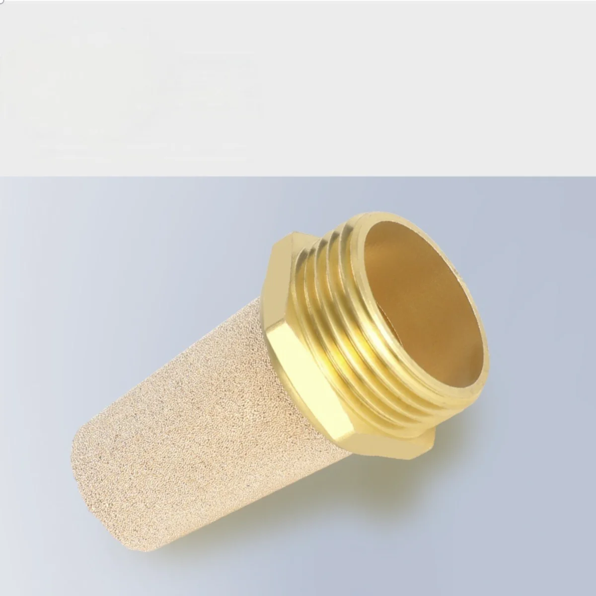 Knalpot pneumatik mengurangi kebisingan udara, terbagi menjadi 6 titik M5/1/2/3/4, kuningan 1 inci, dapat disesuaikan.