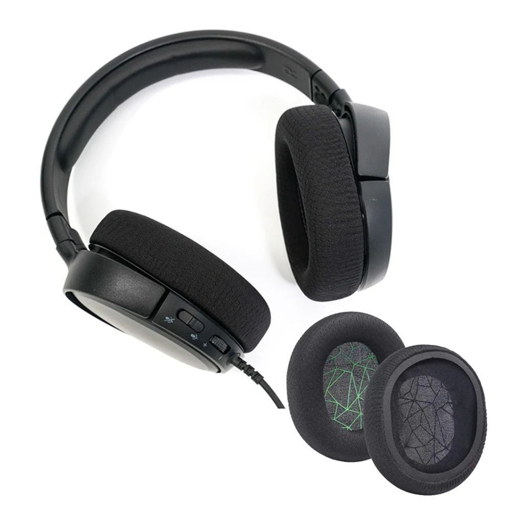 B24B بطانة للأذن وسائد ل Steelseries Arctis 1/3/5/7/9/Pro سماعة رأس لاسلكية عزل الإسفنج وسائد الأذن