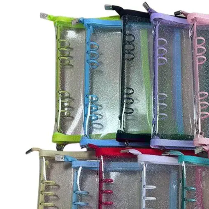 1Pcs A5 Size Glitter PVC Sticker Album Loose-leaf Notebook Photo Album Case For Instant Camera Star Collection Album