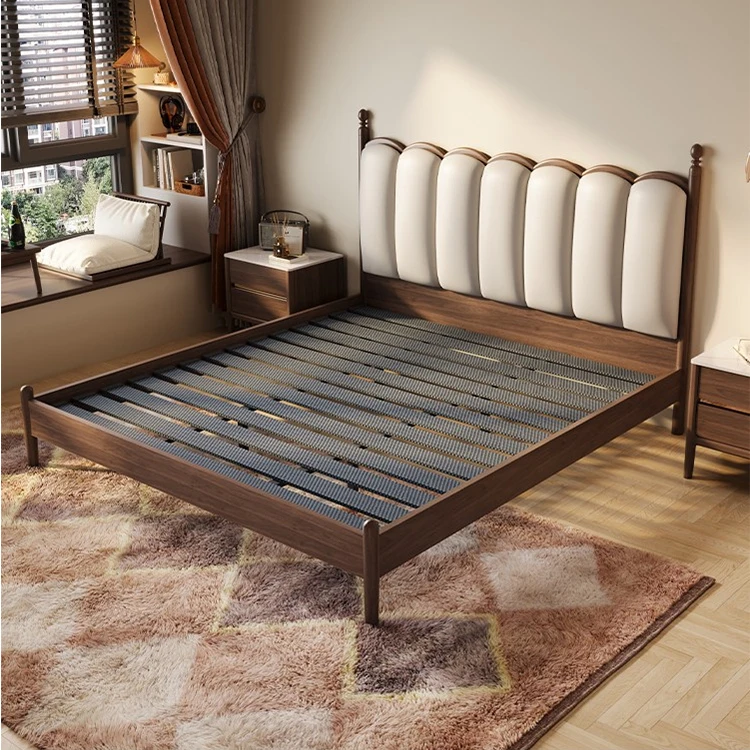 

Современная мягкая кровать, горячая распродажа, простая сборка, заводская цена, кожаная фанерная кровать, без отзывов, но