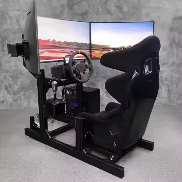 

Complete Set Simulation Game Racing Cockpit Rig 4080 Universal Version 200 Kgs Loading Capacity Aluminum Profile Sim Racing Rig