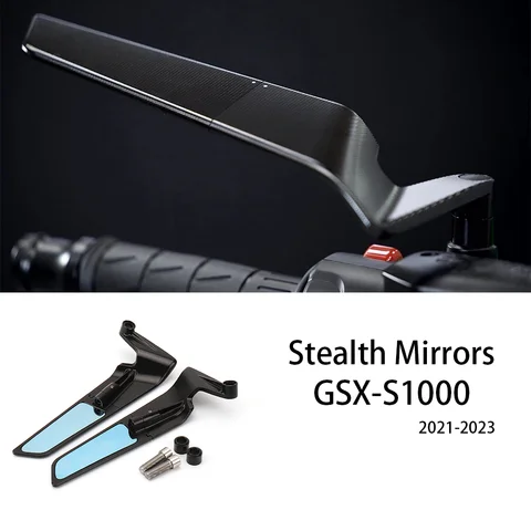 2021-2023 GSXS1000 SX-S1000 스즈키 GSX-S 1000 GSXS GSXS1000 스텔스 미러 스포츠 윙렛 미러 용 오토바이 미러