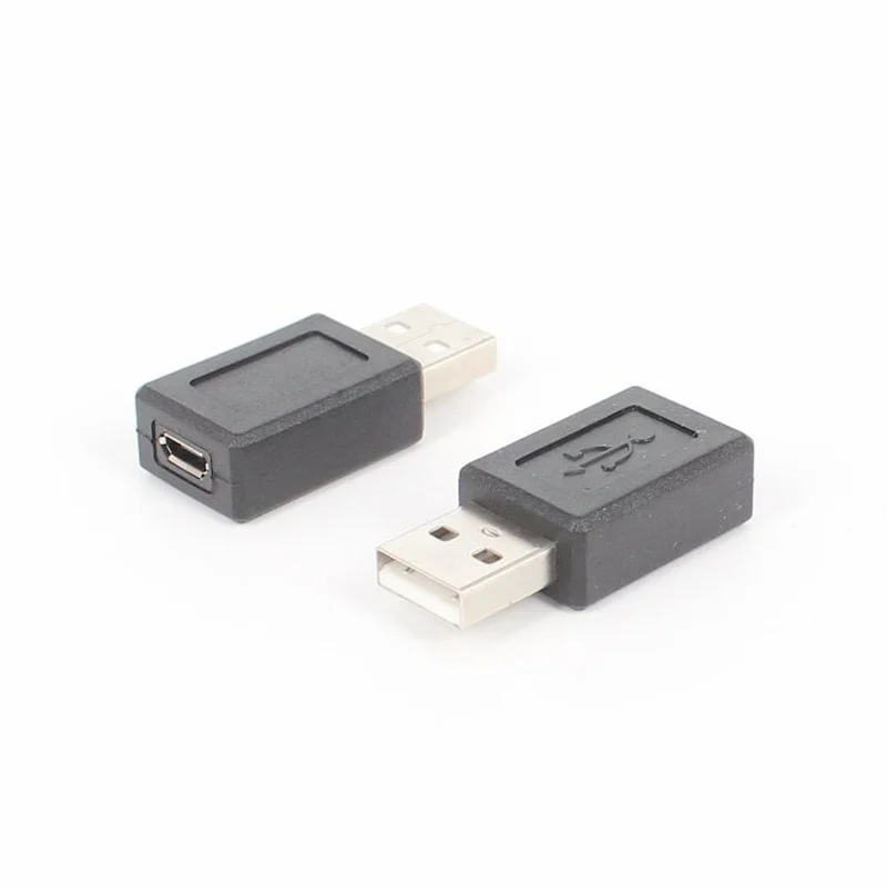 Micro USB Type B Female to USB Type A Male Converter Adapter Plug