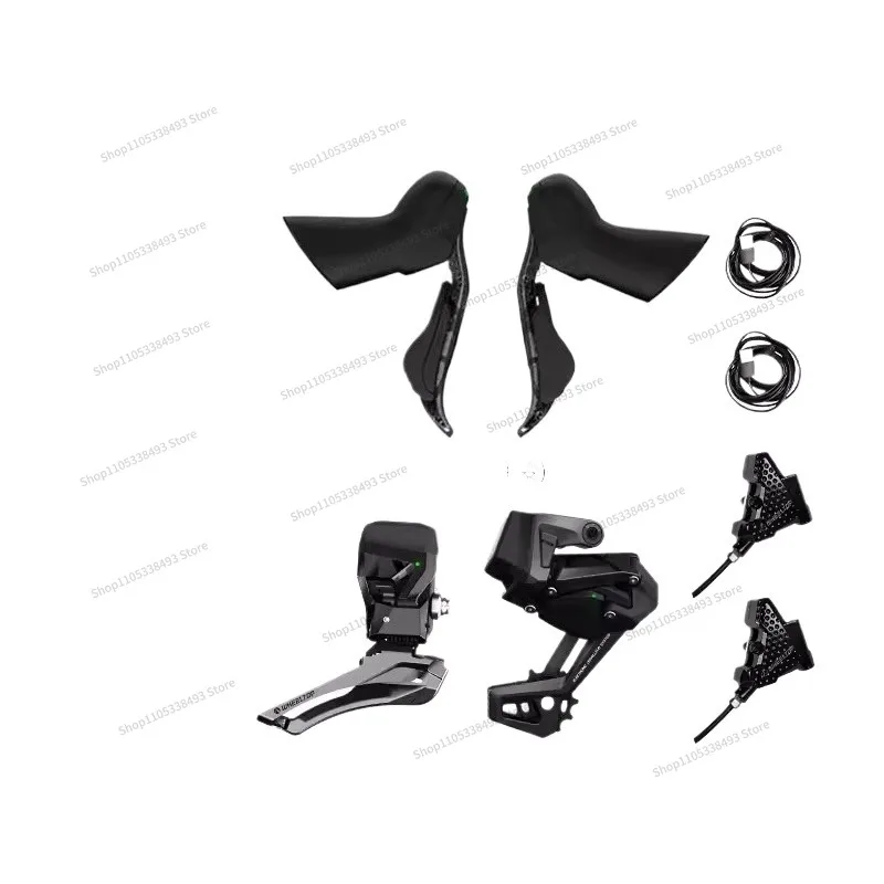 For  Highway Disc Brake Electronic Wireless Transmission Carbon Fiber 2 * 7-14 Speed Bicycle Accessories