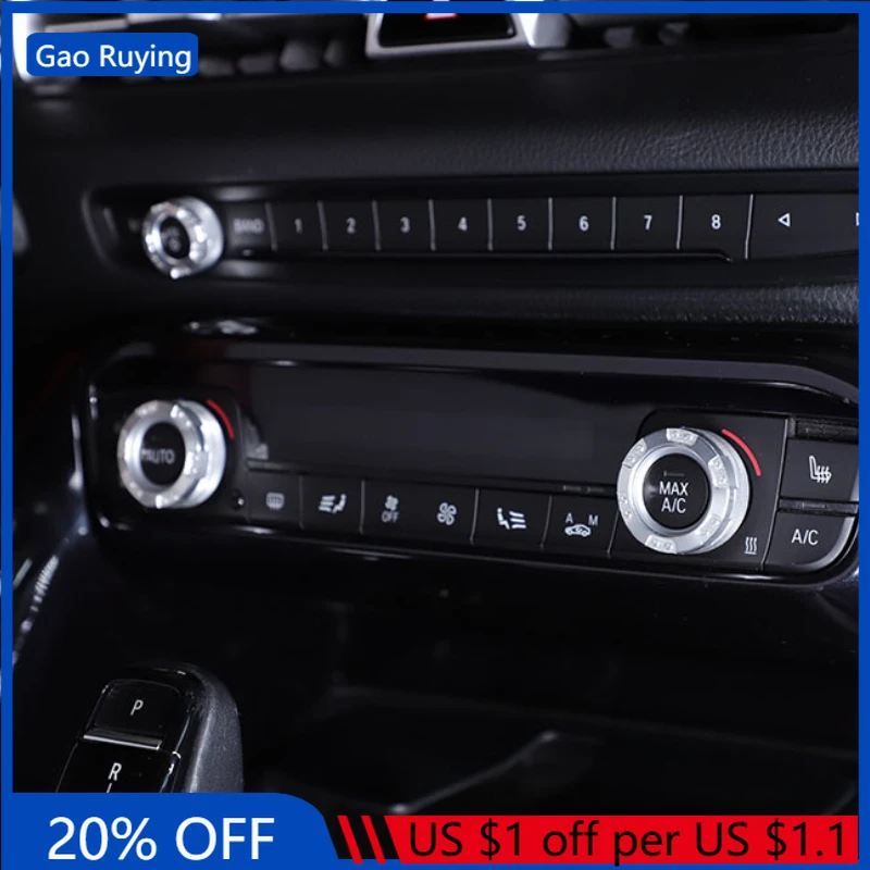 

Gao Ruying для Toyota GR Supra A90 2019-2025 автомобильная ручка громкости кондиционера кольцо крышка отделка интерьерные автомобильные аксессуары