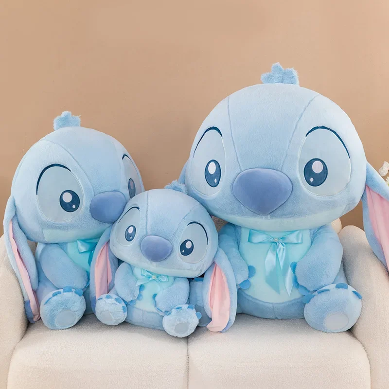 30/90cm Disney Lilo and Stitch Plush Toys Cute Anime Cartoon Stich Doll Stuffed Plushie Soft Children's Birthday Gift