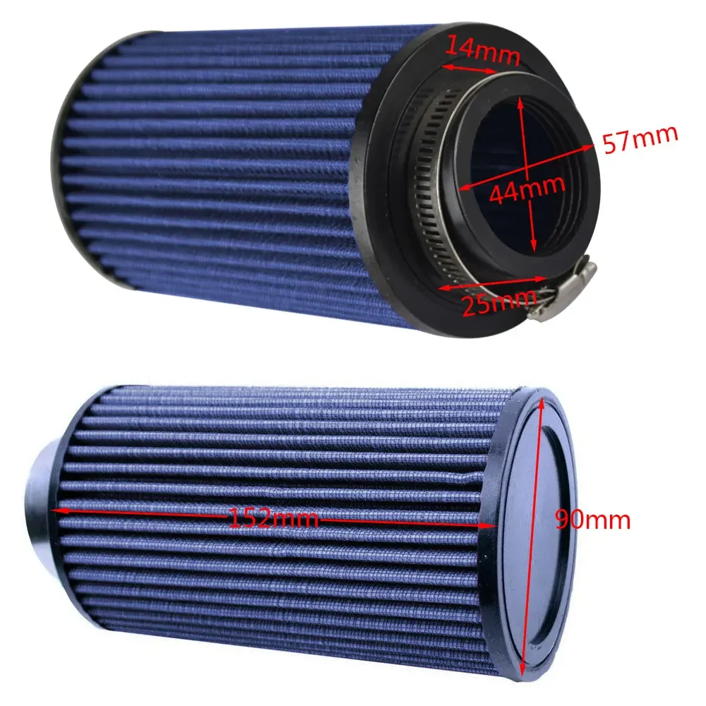 Air Filter for Honda Kawasaki XL175 XR250 KL250 44MM Replace RU-1050 AF-1050