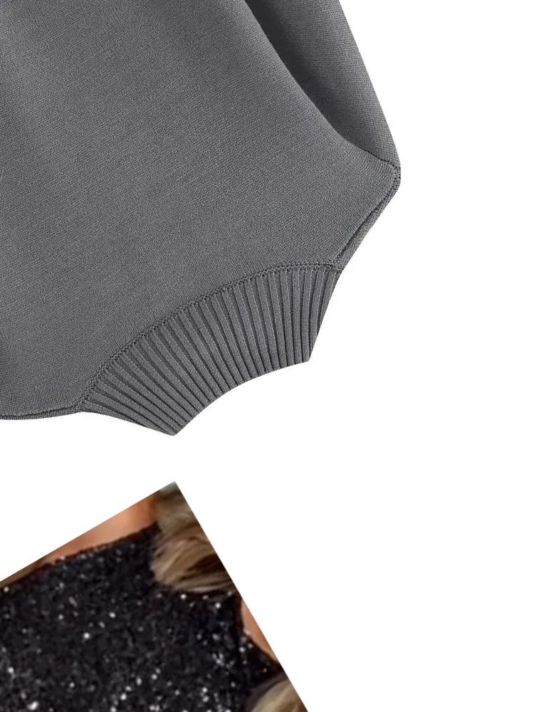 

HH Woman Autumn Fashion Sweater Long Sleeves Coats Solid Half Turtleneck Zipper Knitted Tops Female Casual Cardigans 2 Color