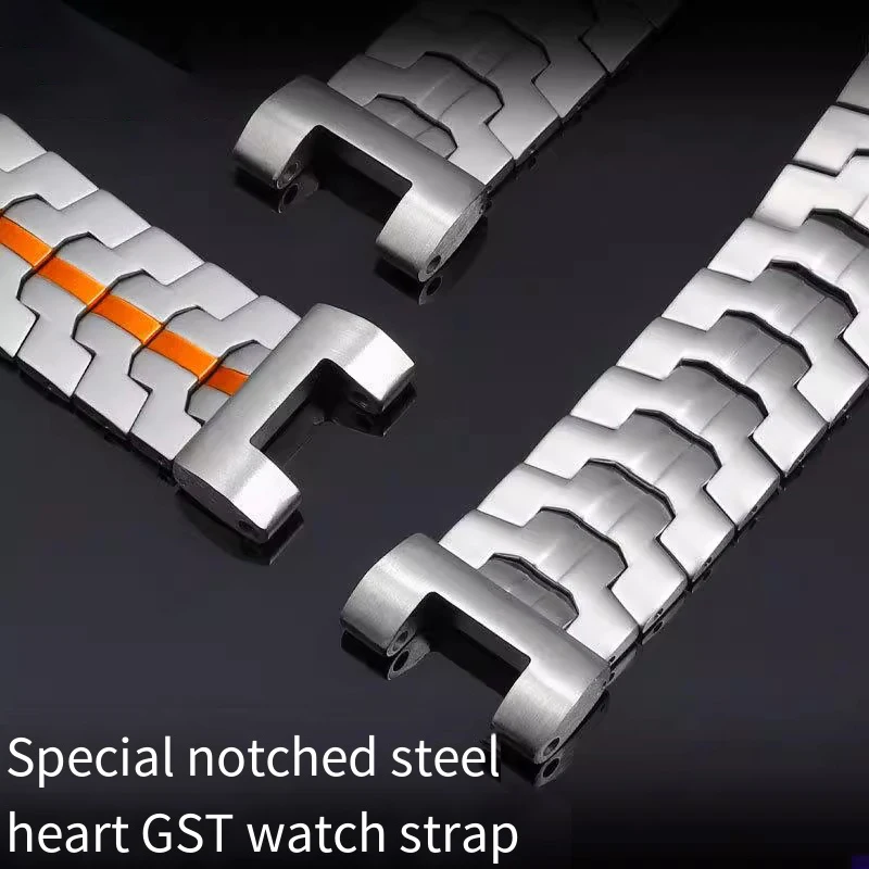 التيتانيوم حزام ساعة اليد ل كاسيو G-SHOCK GST-W300 W400G GST/S310/S210B GST-B100 S110 GST-W110 ضوء التيتانيوم سوار معدني الفرقة