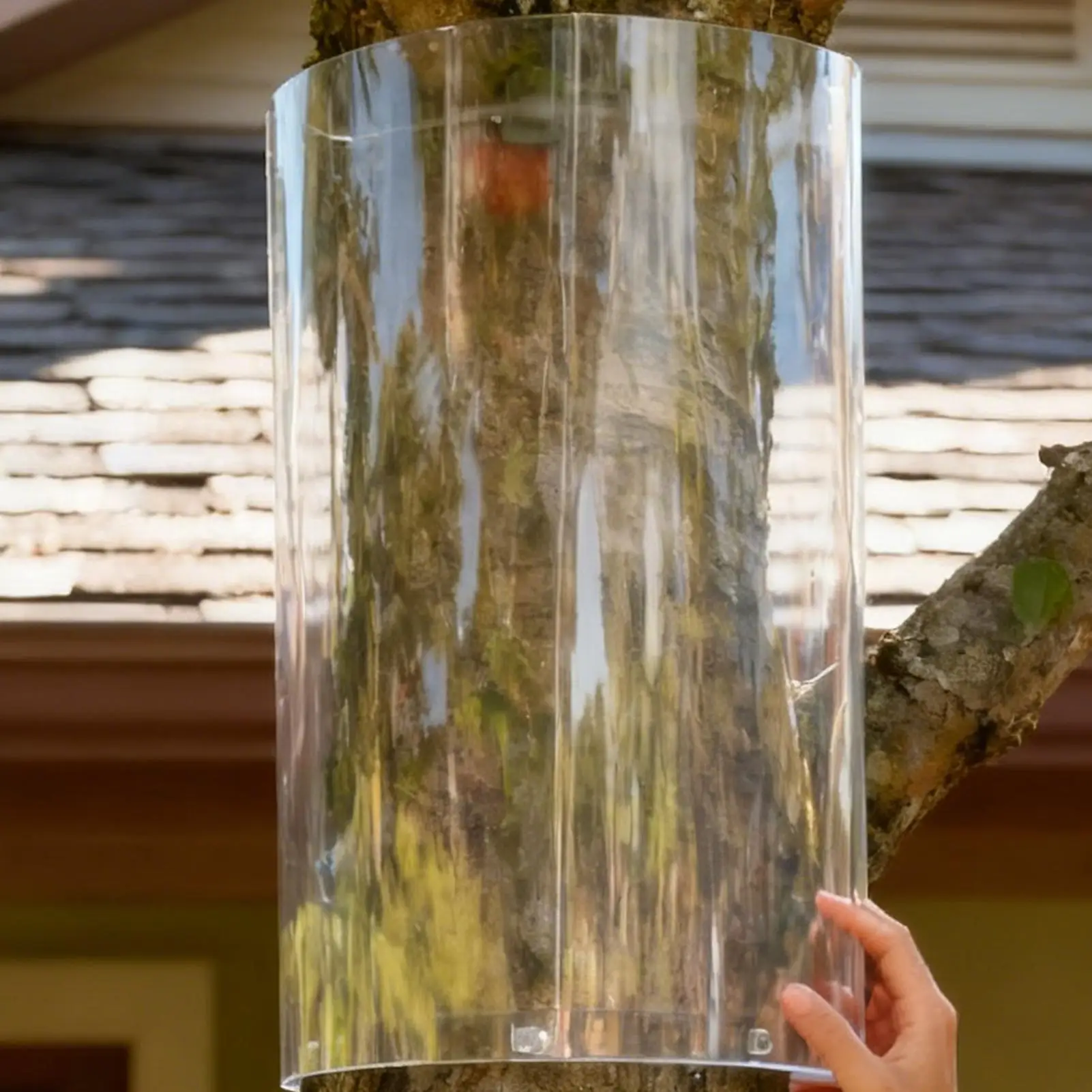 

Tree Guards Trunk Protector Self-Adhesive Transparent Waterproof Gardening Supplies Tree Bark Protector For Animals Rabbit