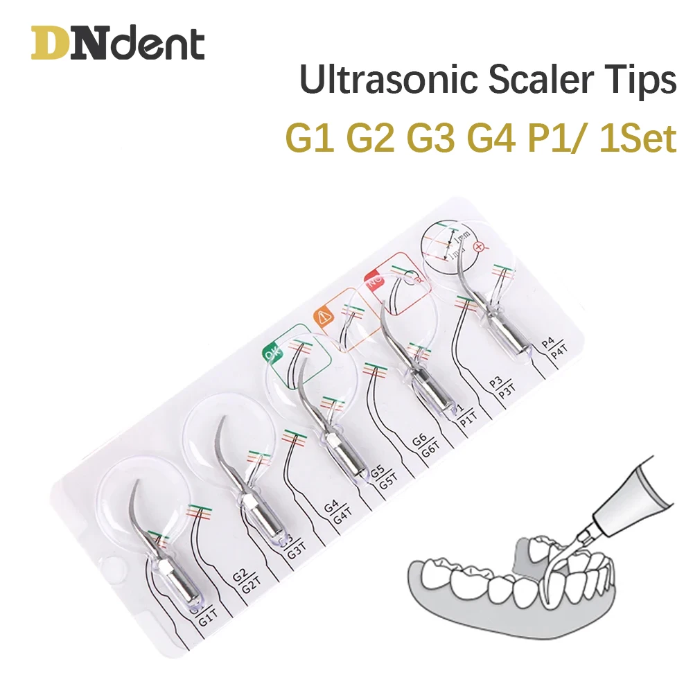 

5 шт., стоматологический ультразвуковой скалер, наконечник для удаления зубов, периодическая эндодонтия, подходит для E * S W *pecker, инструменты для отбеливания зубов