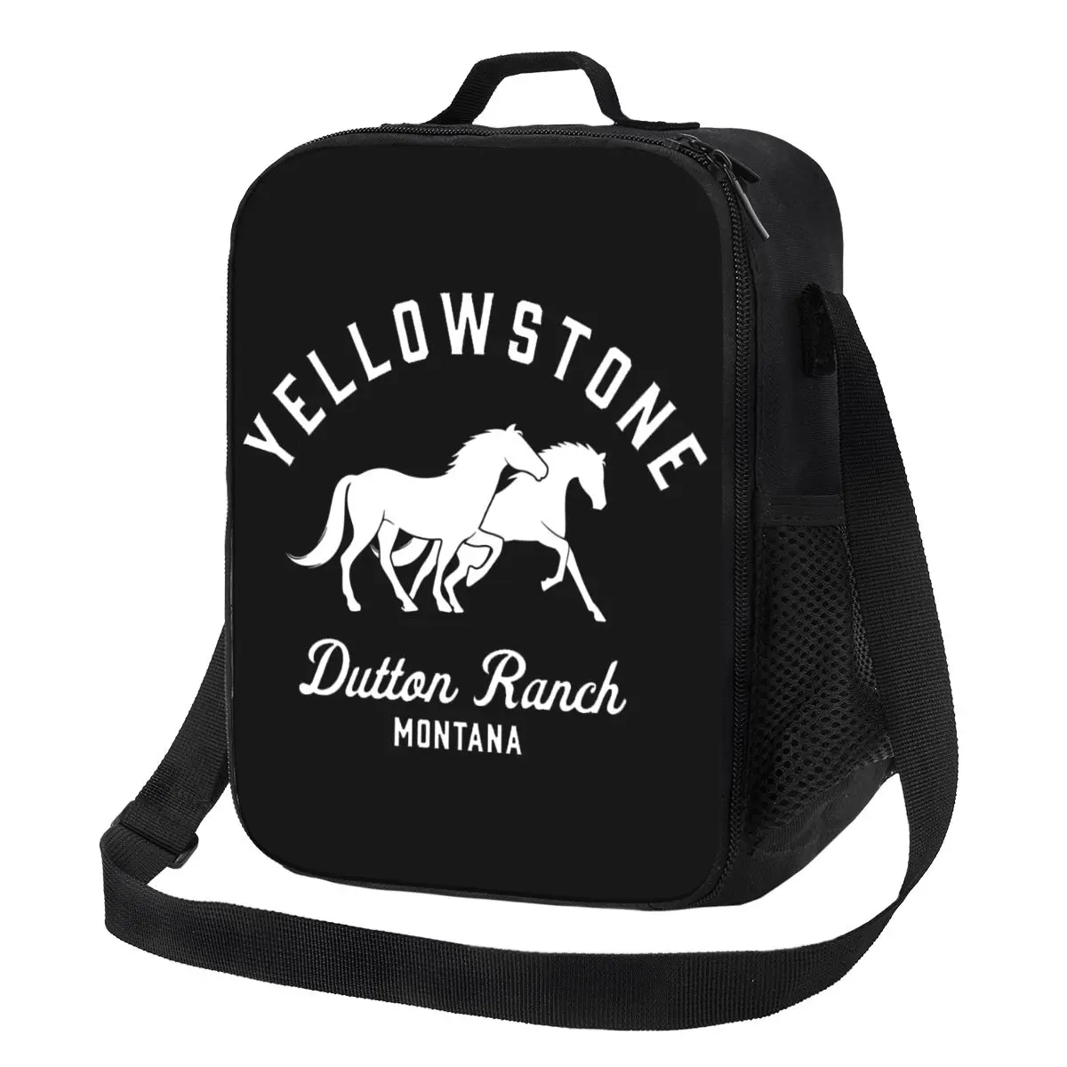 Dutton Ranch Yellowstone Resuable Lunch Boxes Women Multifunction Thermal Cooler Food Insulated Lunch Bag Office Work