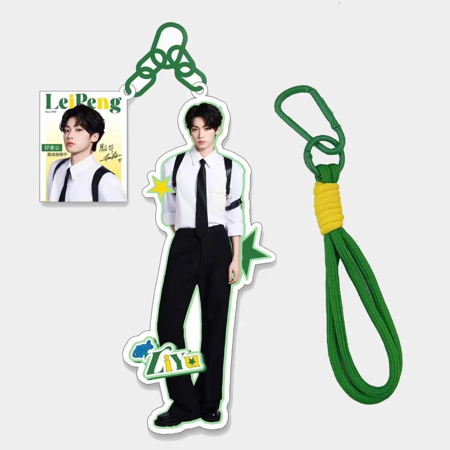 Inverse Love New Ray-Ban gantungan kunci tas sekolah akrilik buatan sendiri, liontin tas, dekorasi, koleksi, hadiah untuk teman