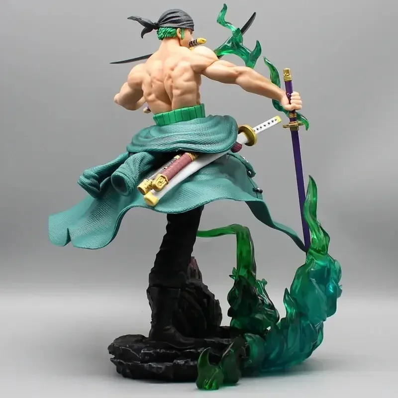 새로운 30cm 애니메이션 원피스 로로노아 조로 피규어 GK 황제 대리인 삼두상 PVC 액션 피규어 모델 장난감 휴일 선물