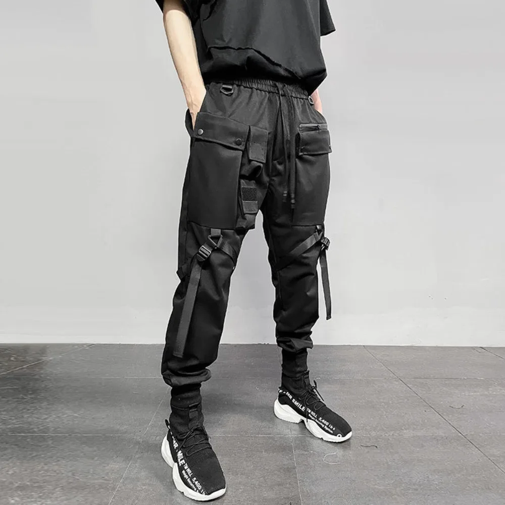 Dark Work Pants Men's Three-dimensional Multi Pocket Mountain Tactical Pants Nylon Waterproof Outdoor Assault Casual Pants