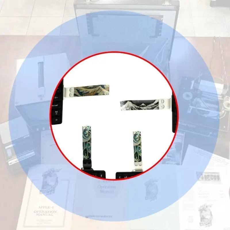 

462E Travel Friendly Keyboards Strap Support AntiDrop Feature Simple Setups For Computer Peripherals For Any Scenario