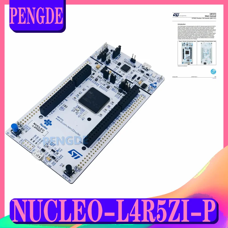 NUCLEO-L4R5ZI-P STM32 Nucleo-144 development board with STM32L4R5ZIT6P MCU SMPS supports Arduino ST Zio and morpho connectivity