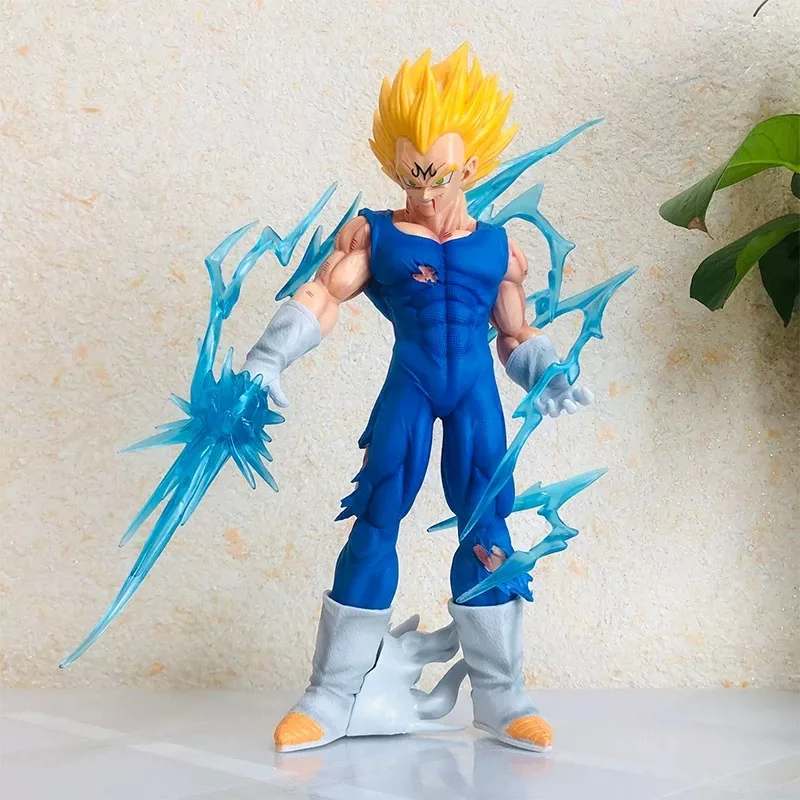 Anime Dragon Ball Super Saiyan Action Figures GK Enchantment Vegeta IV Figures PVC 26cm Statue Model Collection Christmas Gifts