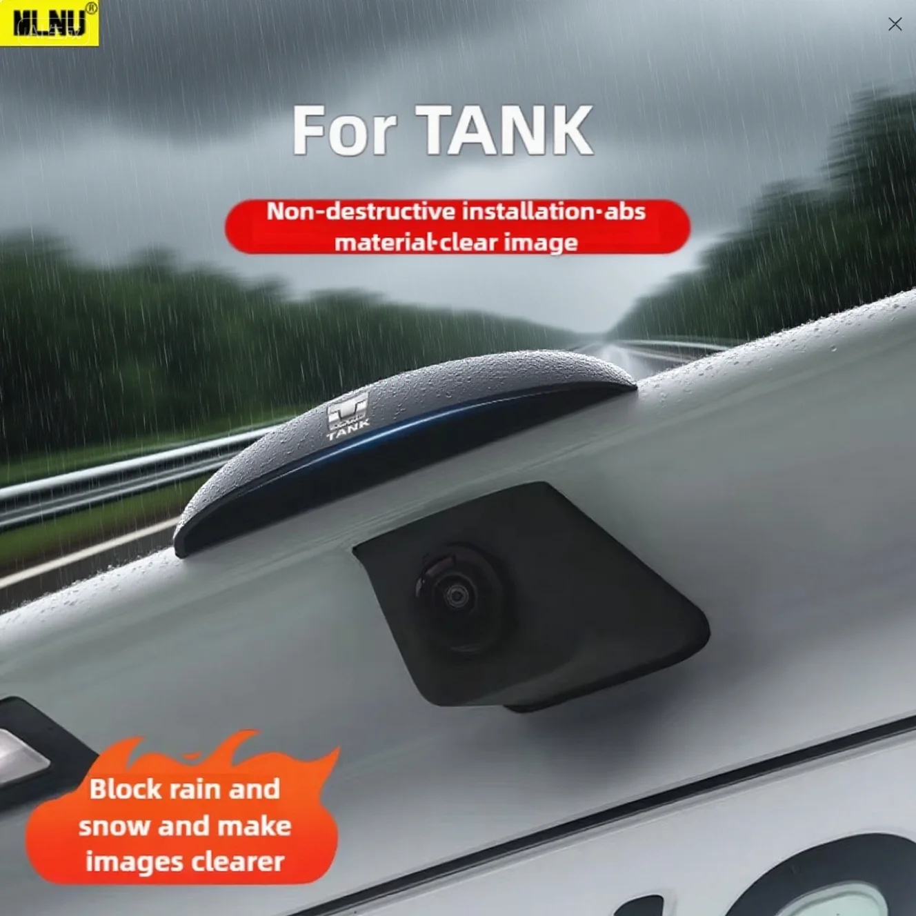 

For Tank 300 Accessories 2025/2024 Reverse Camera Rain Shield Premium ABS,Dustproof & Waterproof,Sunproof Long-Lasting 2022-2023