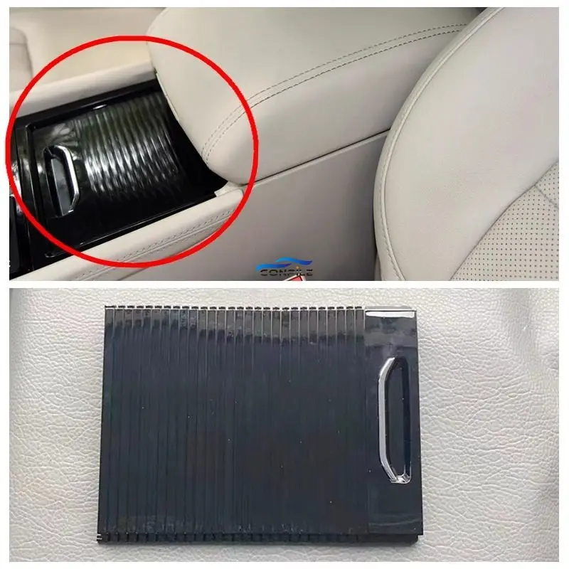 

1 шт. для Trumpchi GS8: Декоративная панель-шторка для подлокотника центральной консоли с держателем для стакана и выдвижной крышкой