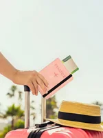 RFID Blocking Leather Card Case Passport Holder Cover Wallet Travel Accessories for Women Men 5