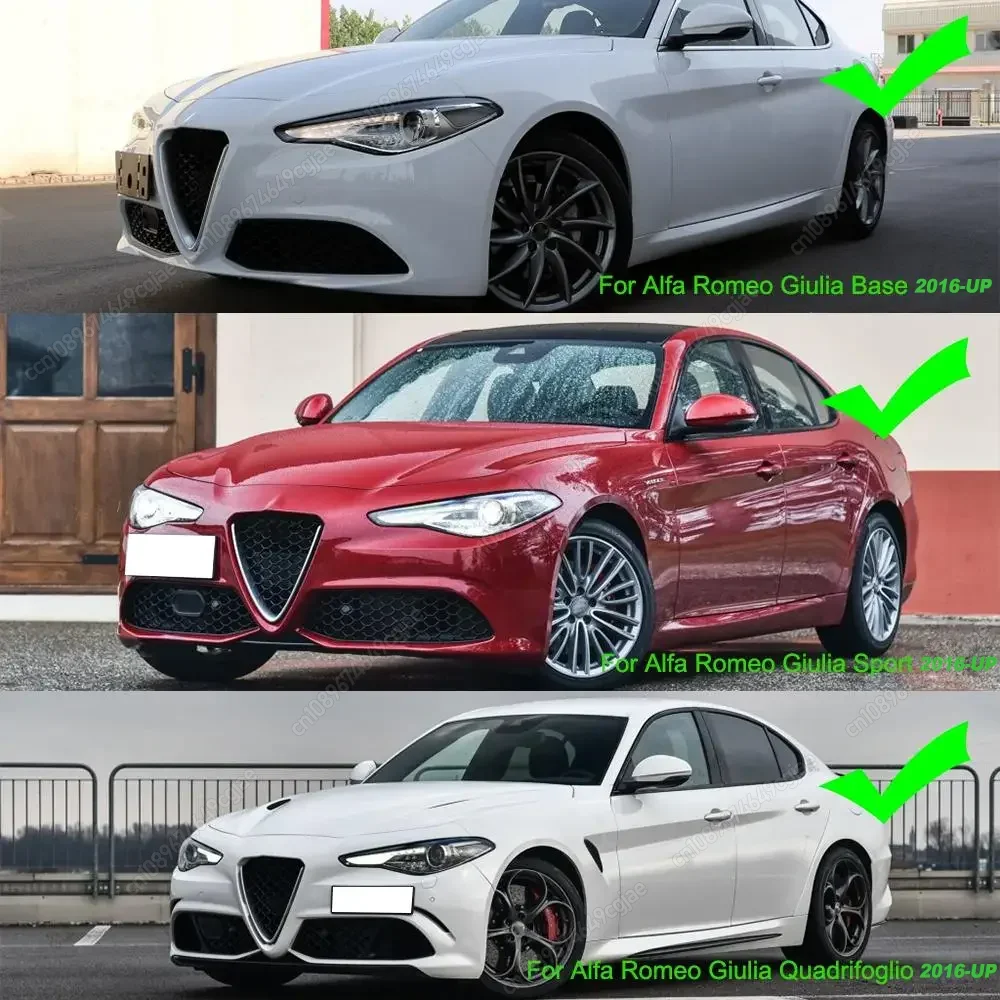 For Alfa Romeo Giulia Sedan 2016-2024+ Car Rear Trunk Spoiler Boot Wing Auto Fixed Wind Wing Gloss Black Bodykits Tuning