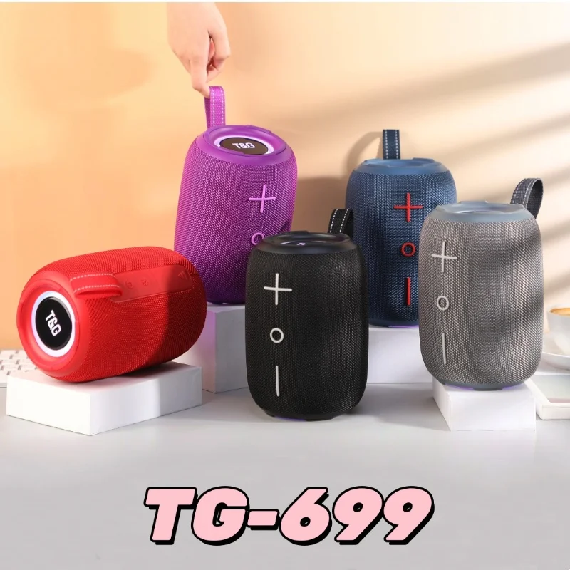 

Лидер продаж TG699 Беспроводной Bluetooth-динамик - TWS Двойные драйверы Глубокие басы TF Воспроизведение Громкие звонки Оплата Голосовые оповещения
