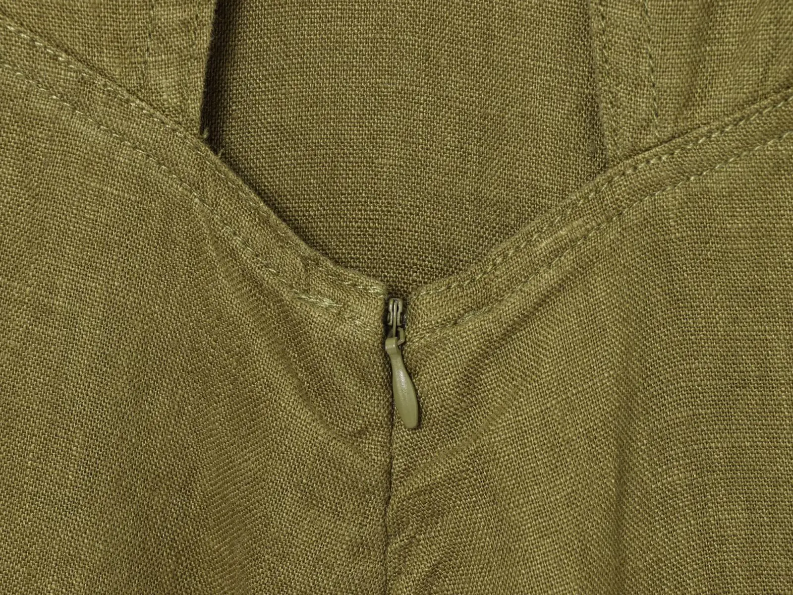 KONDALA Chic solide 2025 vert Vintage femme lin robe fermeture éclair longue vacances robe sans manches été évider Mujer robes