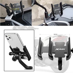 Suporte do telefone móvel do guiador da motocicleta, suporte do GPS, suporte para YAMAHA XMAX 125, 250, 300, 400, XMAX300, XMAX125, 2011-2022, novo, 2023