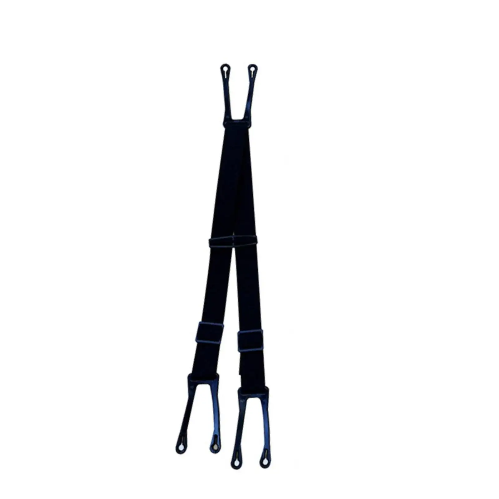 Ice Hockey Suspenders for Men Adjustable Y Shape Elastic Pant Straps with Rubber Hooks Cold Resistant Gear