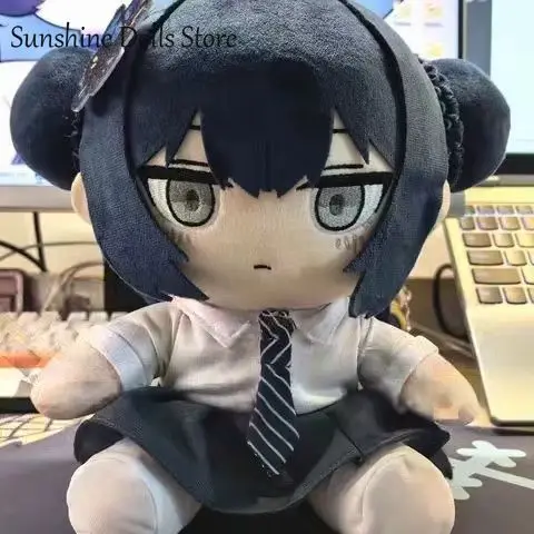 

Плюшевая игрушка-подушка Blue Archive Рюгэ Кисаки: Аниме-девочка в сидячей позе, 20 см, для переодевания, подарок