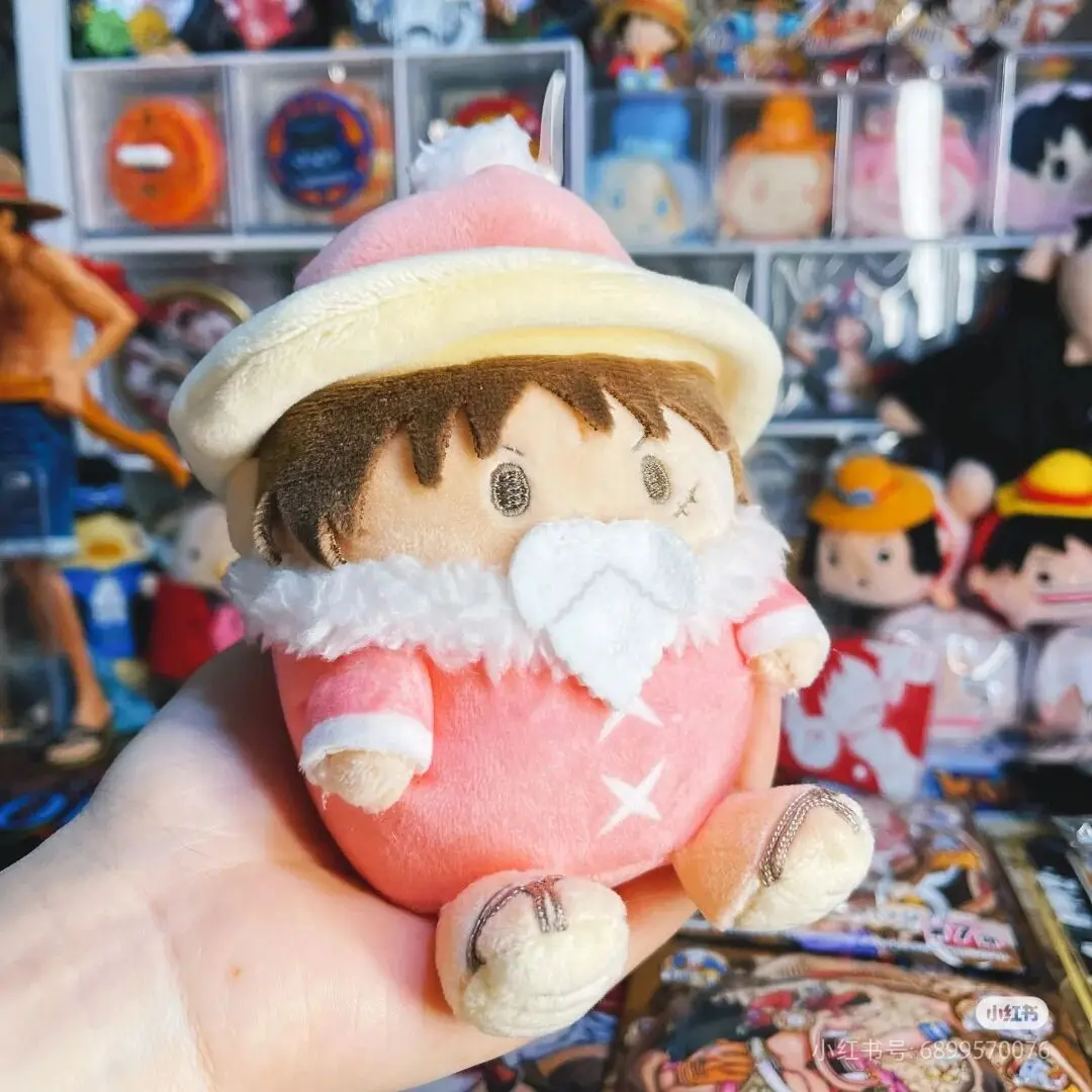 Original One Piece Christmas Series Straw Hat Gang Plush Doll Anime Figure Luffy Sanji Chopper Sauron Kids Christmas Gifts