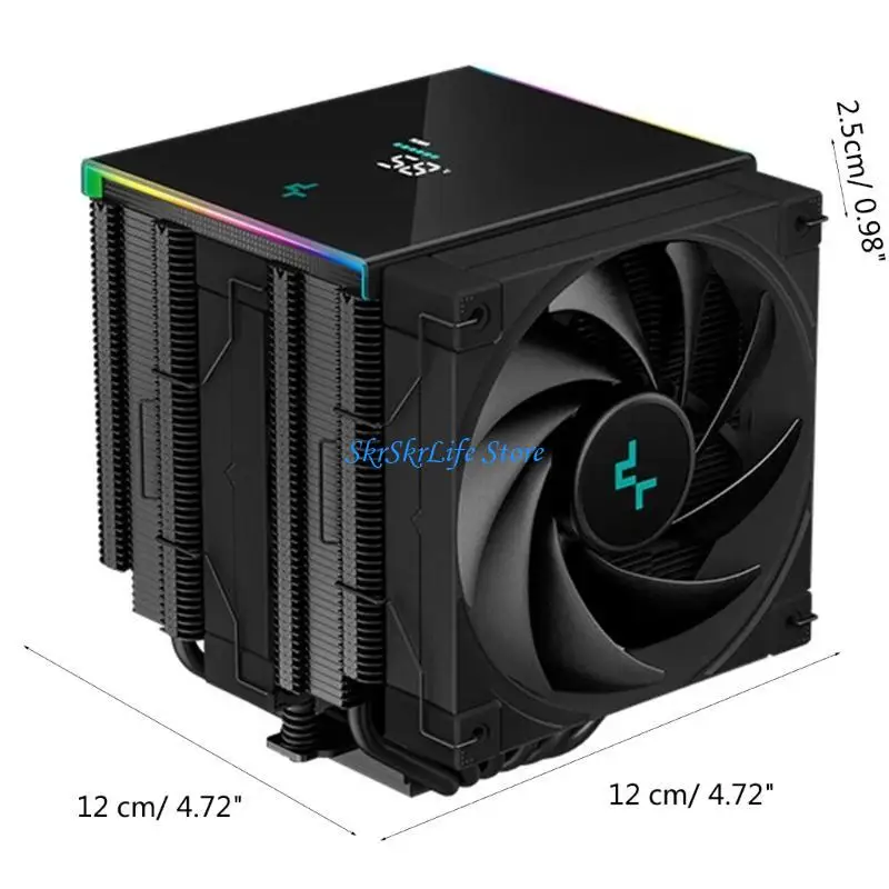 E65E PC Cooling Fan Silent Control Computer Cooler untuk LGA Common Plat